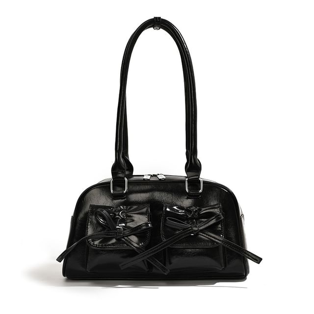 Bow Flap Bowler Bag