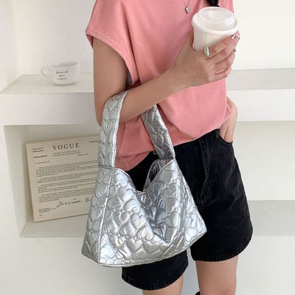 Tote Heart Quilted Bag