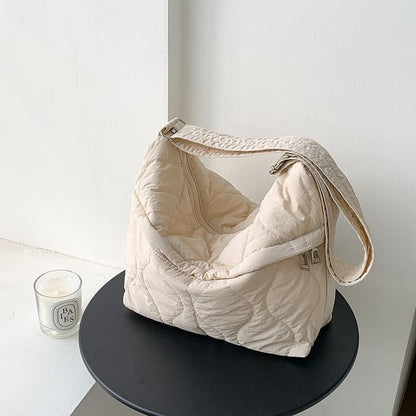 Quilted Crossbody Plain Bag