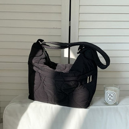 Quilted Crossbody Plain Bag