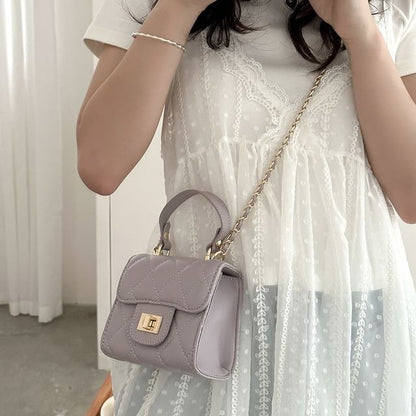 Chain Strap Bag Flap Quilted Crossbody