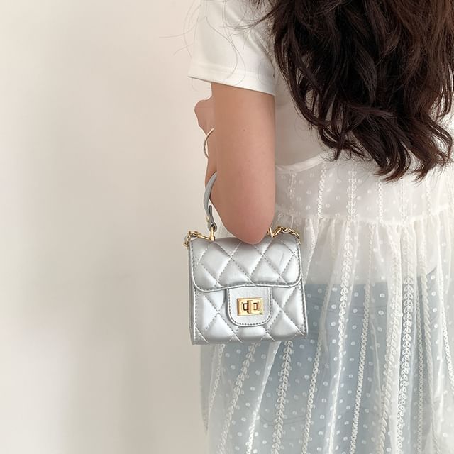 Chain Strap Bag Flap Quilted Crossbody