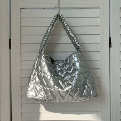 Tote Heart Quilted Bag
