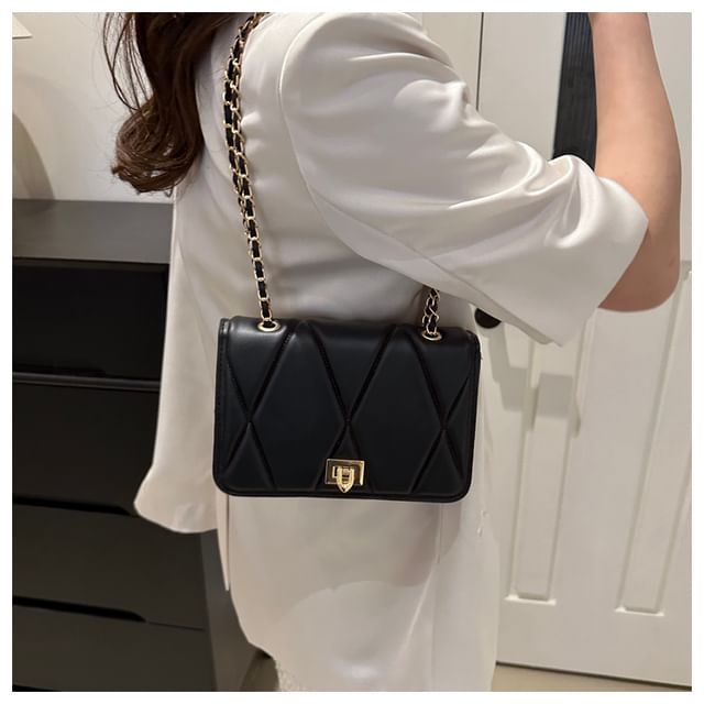 Quilted Flap Shoulder Bag