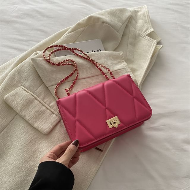 Quilted Flap Shoulder Bag