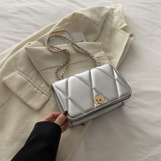 Quilted Flap Shoulder Bag