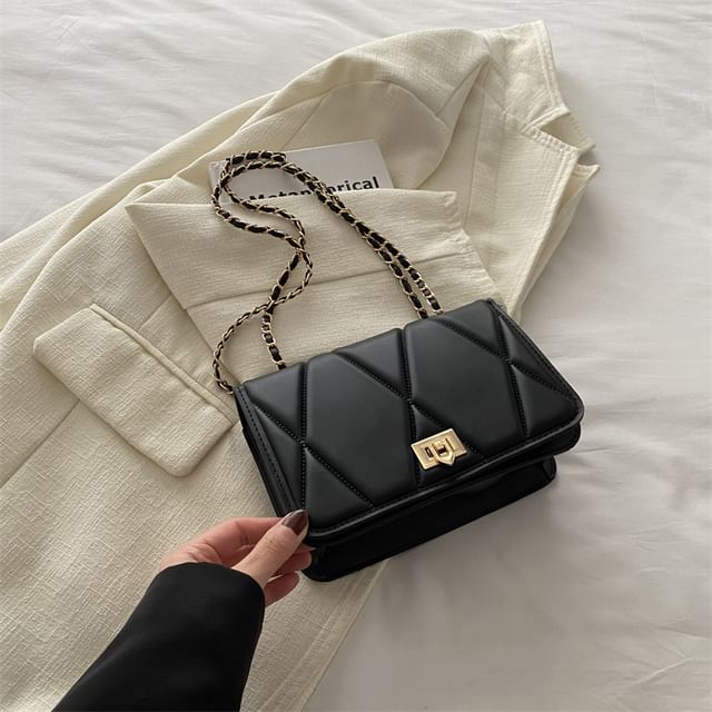Quilted Flap Shoulder Bag