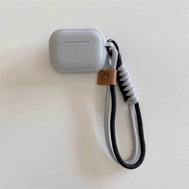 Plain Smiley Strap AirPods / Pro Earphone Case Skin