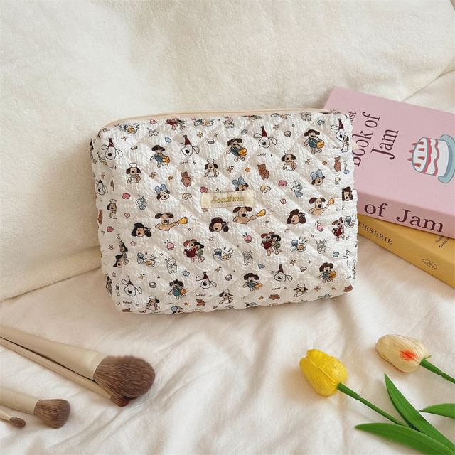Animal Fabric Makeup Bag / Pencil Case