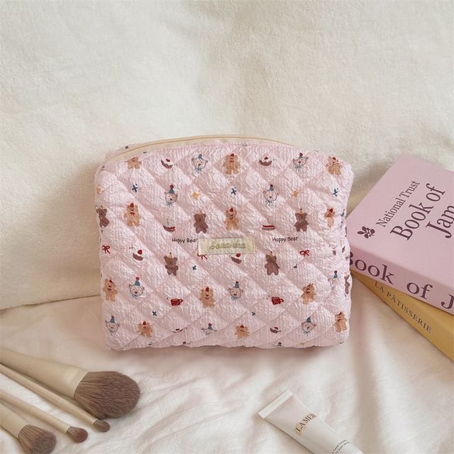 Animal Fabric Makeup Bag / Pencil Case