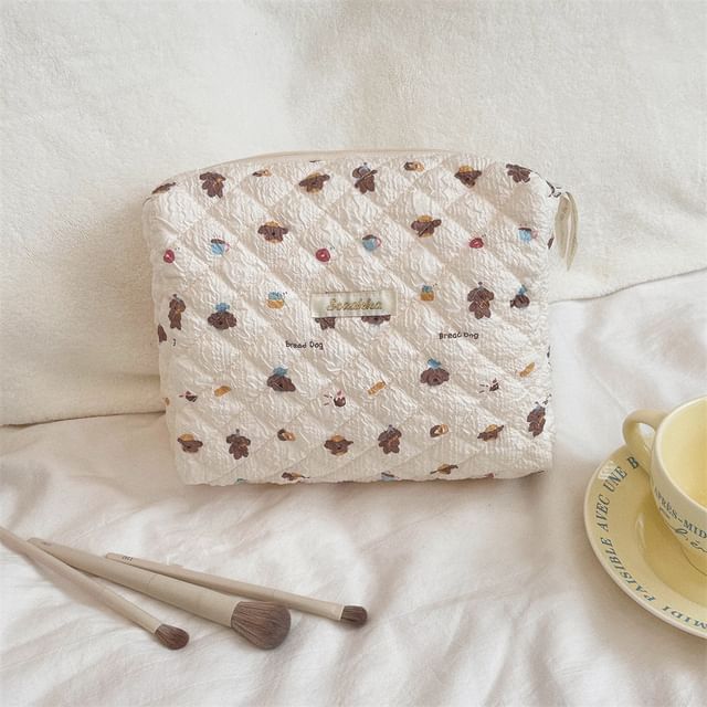 Animal Fabric Makeup Bag / Pencil Case