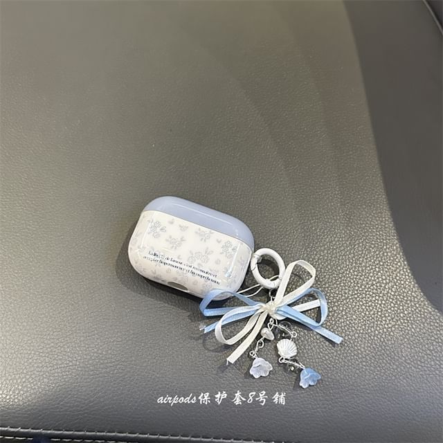 Floral AirPods / Pro Earphone Case Skin / Charm / Set