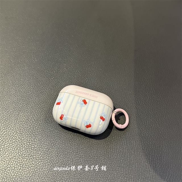 Cherry AirPods / Pro Earphone Case Skin / Strap / Set
