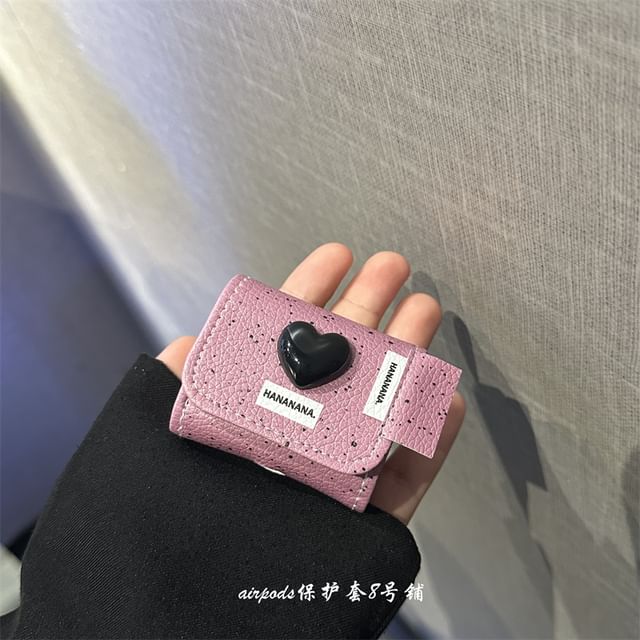Heart AirPods / Pro Earphone Case Skin / Charm / Set
