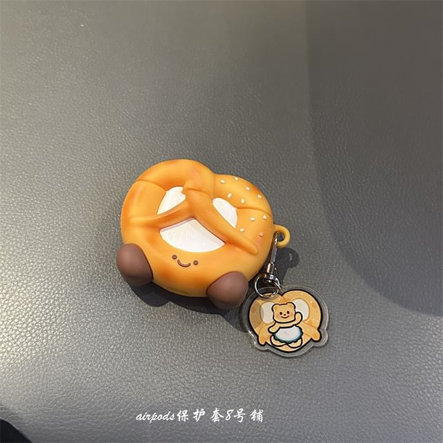 Pretzel AirPods / Pro Earphone Case Skin / Charm / Set