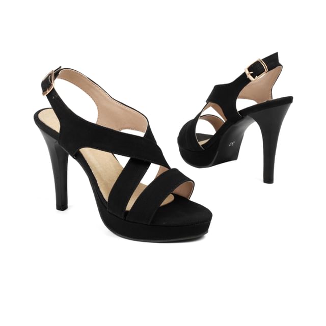 Platform Slingback High Heel Sandals