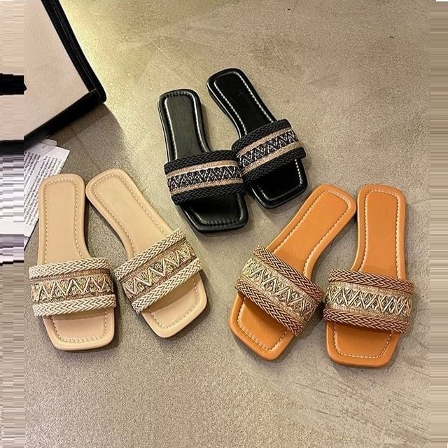Plus Size Braided Sandals (35-43)