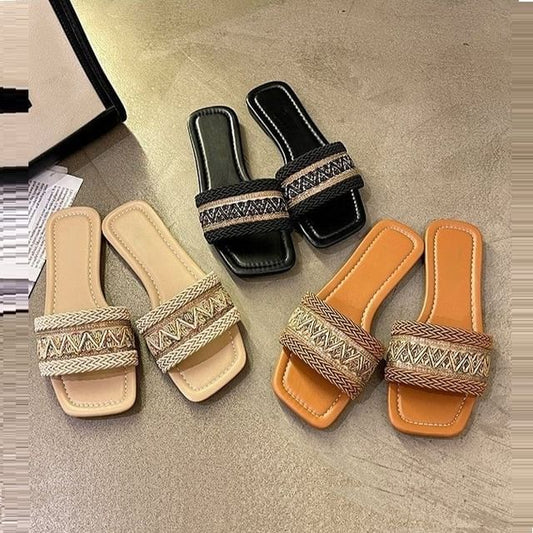 Plus Size Braided Sandals (35-43)