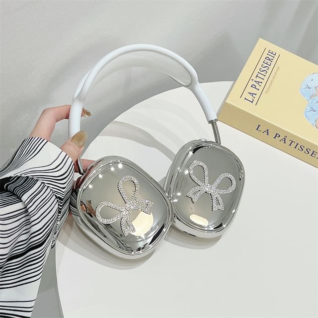 Heart Faux Pearl AirPods Max Earphone Case Skin