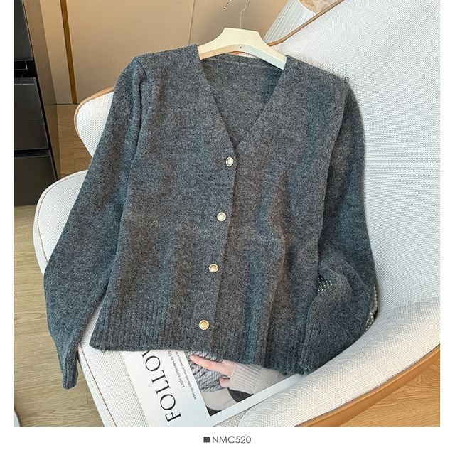 Soft V-Neck Loose Knit Sweater in 8 Colors