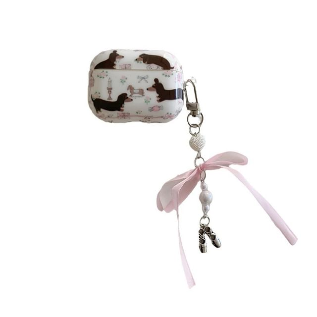 Dog Ribbon Charm AirPods / Pro Earphone Case Skin