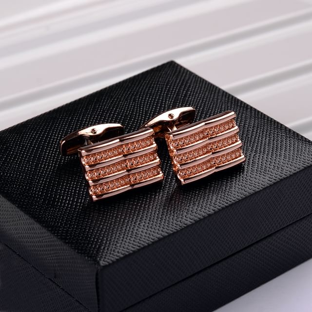 Embellished Alloy Cufflinks - Various Designs