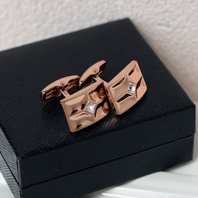 Embellished Alloy Cufflinks - Various Designs