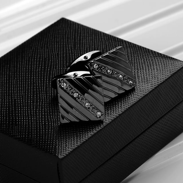 Embellished Alloy Cufflinks - Various Designs