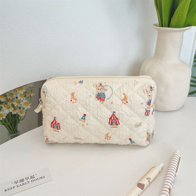 Print Fabric Makeup Bag / Pencil Case (Various Designs)