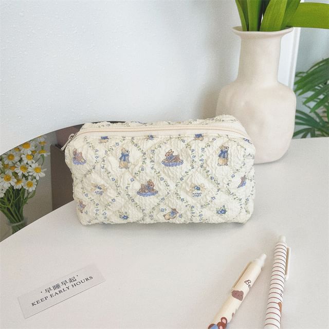 Print Fabric Makeup Bag / Pencil Case (Various Designs)