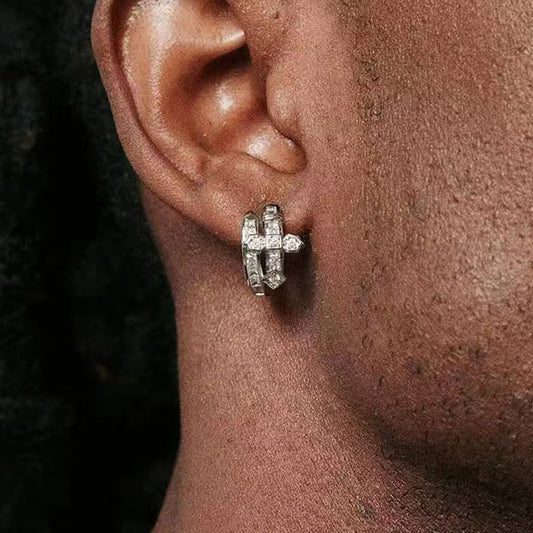 CZ Huggie Earring