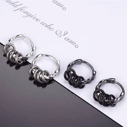 Metallic Hoop Earring