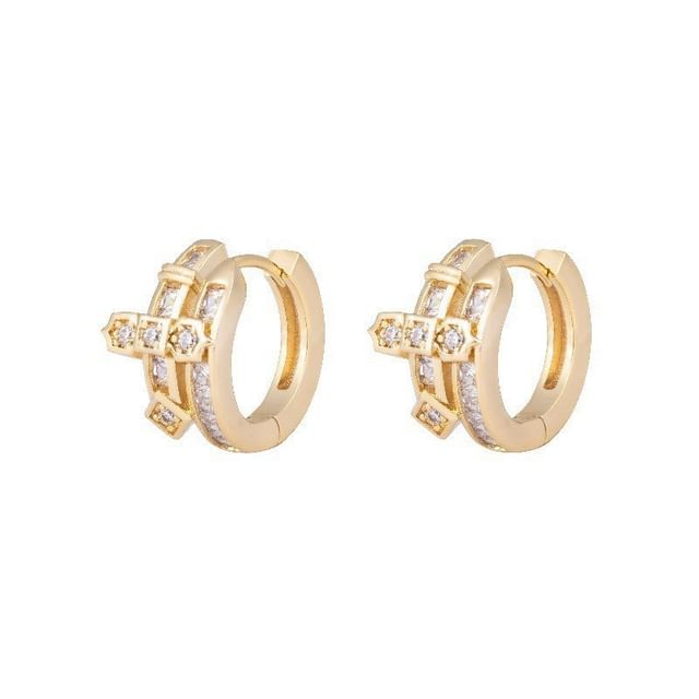 CZ Huggie Earring