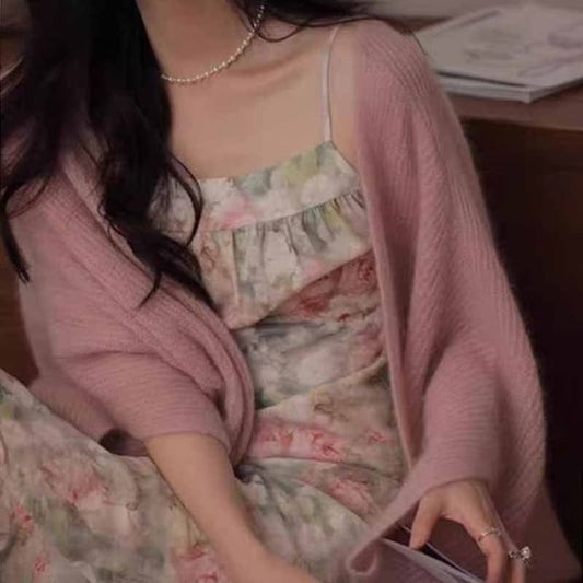 Solid Ribbed Long Open Front Cardigan
