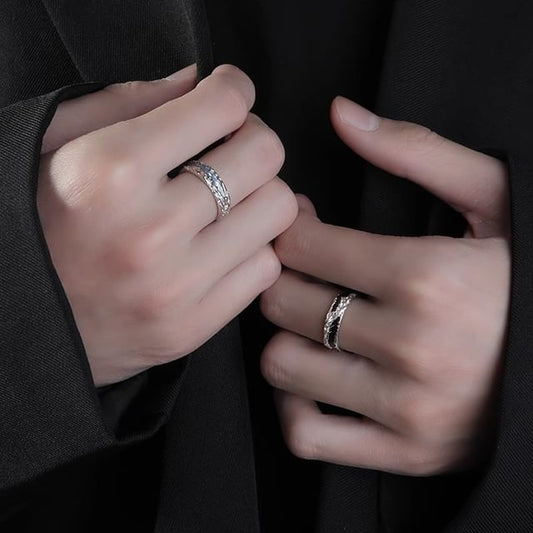 Textured Open Ring S925 Sterling Silver Various