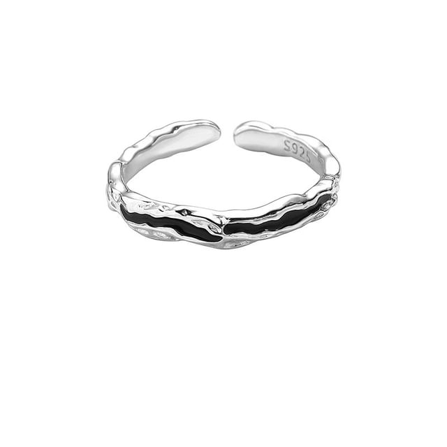 Textured Open Ring S925 Sterling Silver Various