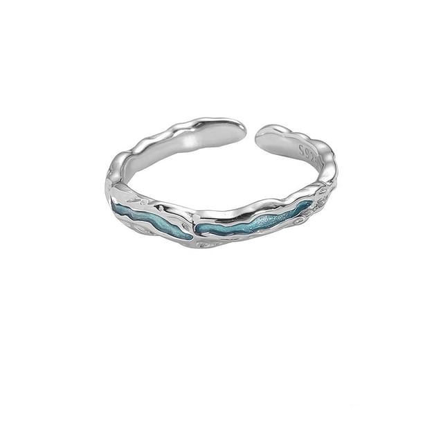 Textured Open Ring S925 Sterling Silver Various