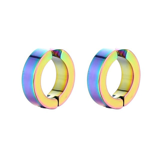Round Huggie Earring