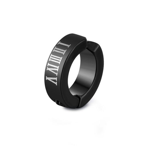 Round Huggie Earring