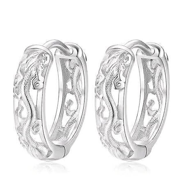 Rhinestone Hoop Earring