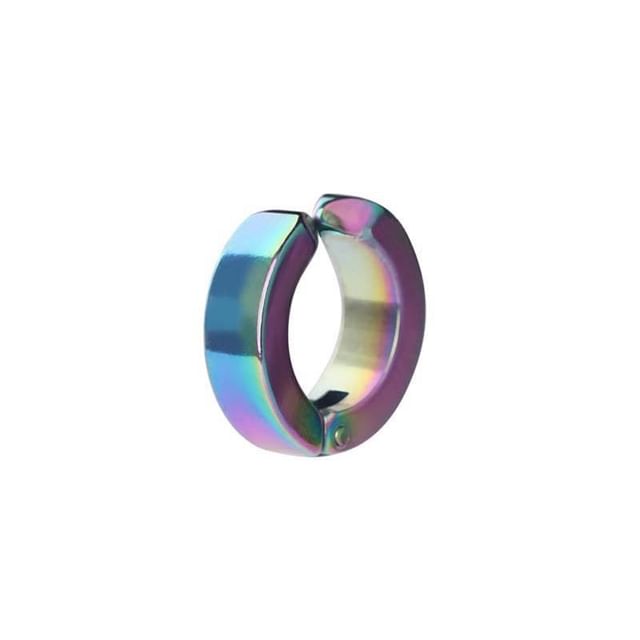 Round Huggie Earring