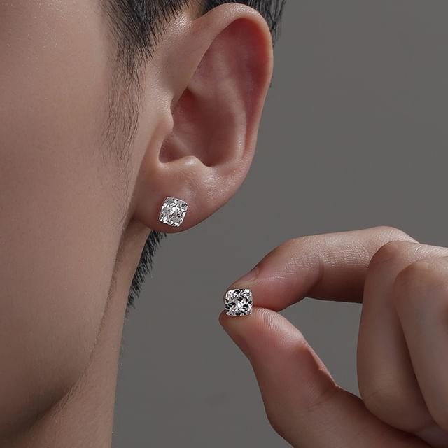 Geometry Stud Earring 925 Sterling Silver