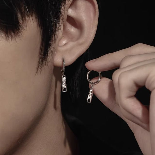 925 Sterling Silver Geometry Drop Earring / Set