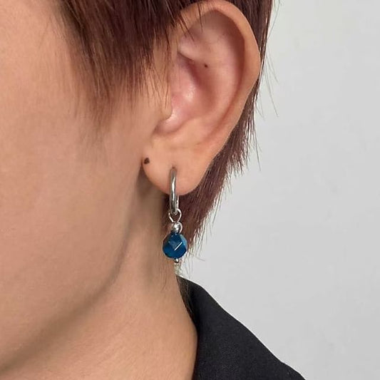 Faux Gemstone Stainless Steel Drop Earring / Set