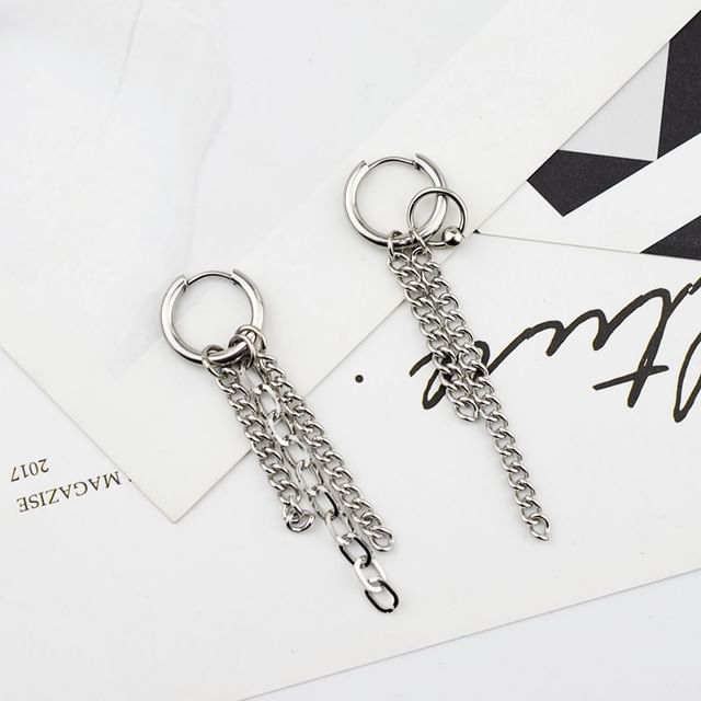 Chain Dangle Earring Stainless Steel Various