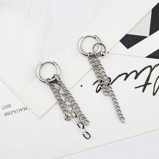 Chain Dangle Earring Stainless Steel Various