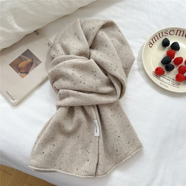 Dotted Knit Scarf
