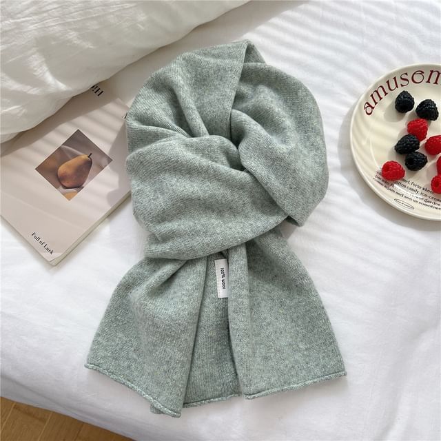 Dotted Knit Scarf