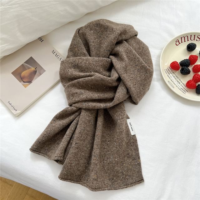 Dotted Knit Scarf