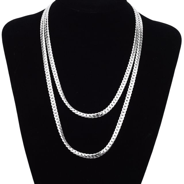 Snakebone Metallic Necklace